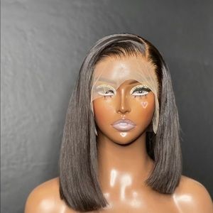 Virgin hair lace wig